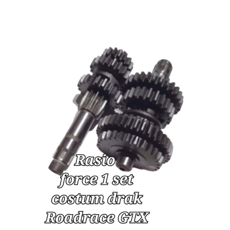 rasio rancing fiz / fiz r / force 1 set costum drag roadrace GTX competisi , harian, touring, sunmor