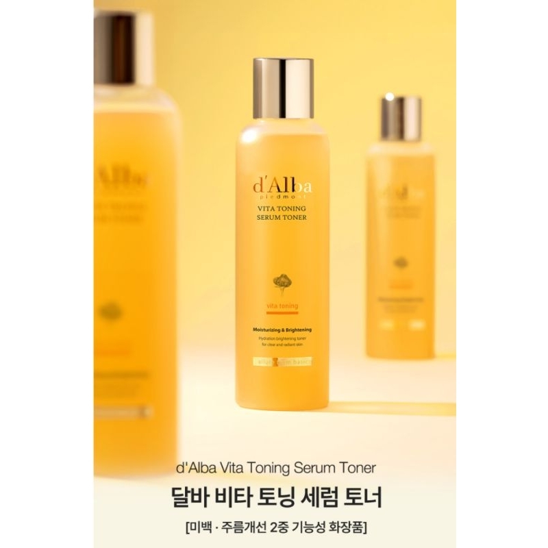 (READY)DALBA ORI KOREA VITA TONING SERUM TONER 180ML