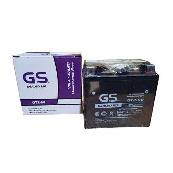 AKI KERING MOTOR SATRIA FU/PCX/VARIO 125/150 GS MF GTZ6V 6AH