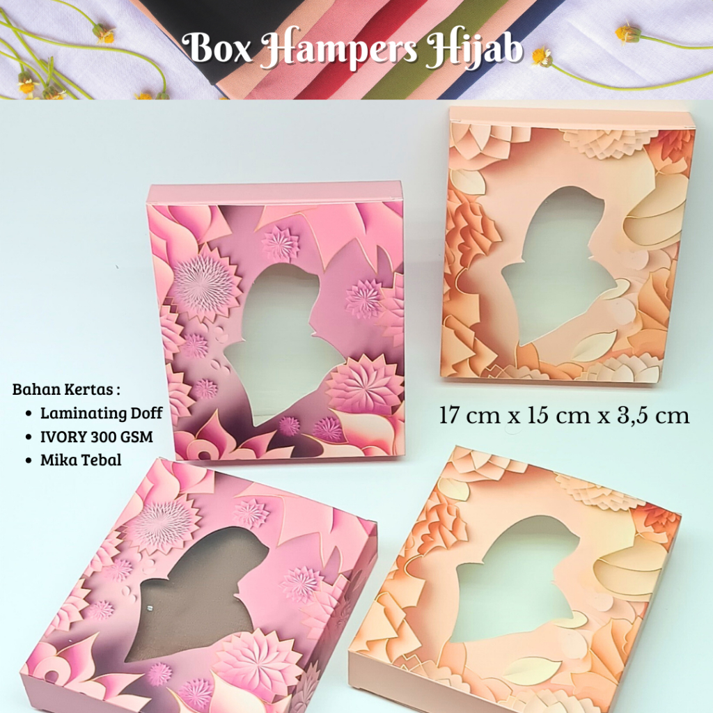 

Box Hijab / Box Hampers Kain Batik / Box Hijab / Tuck-in box / Box Bridesmaid