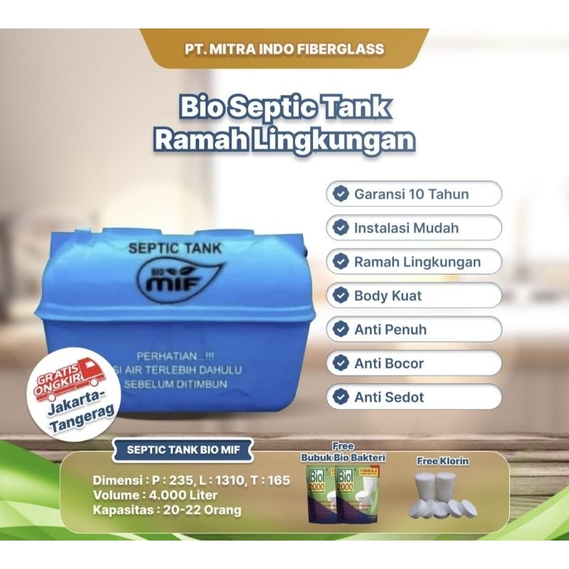 septic tank 4000L BIO MIF