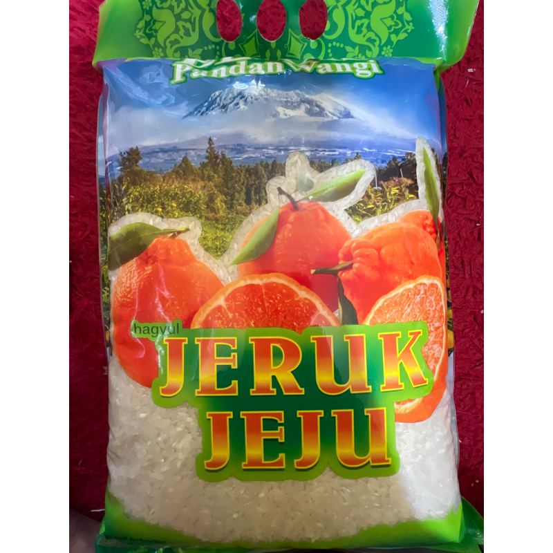 

Beras Jeruk Jeju Pandan Wangi original 5kg