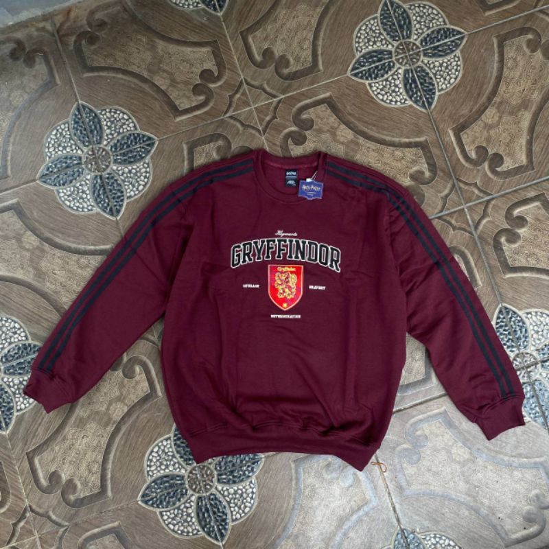 Aerostreet Crewneck Gryffindor Maroon Sweater Sweatshirt [READYSTOCK]