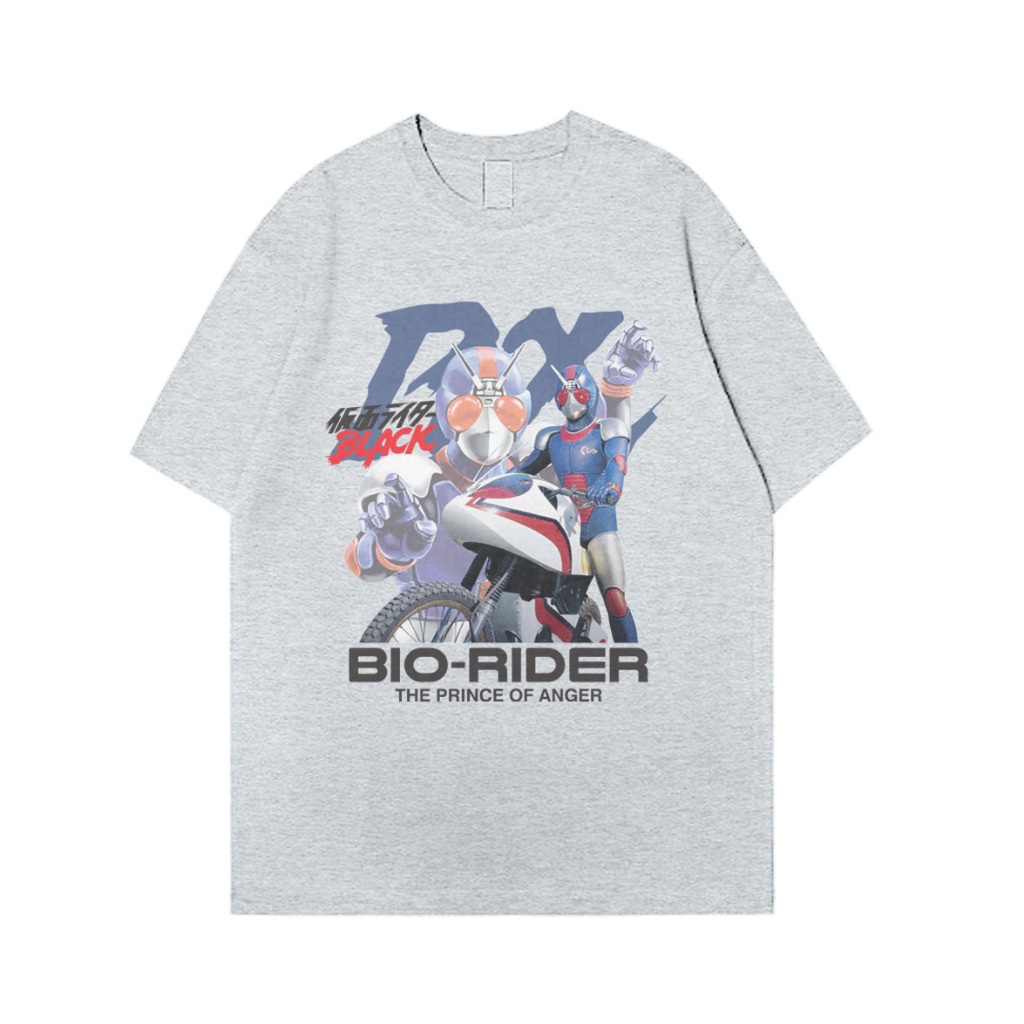 Kaos Kamen RIder Black Ksatria Baja Hitam RX Bio MacJabber Bukan SHF Shodo Blokees