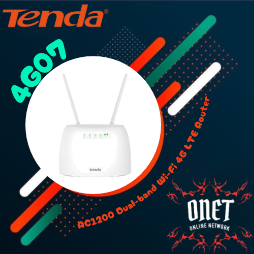 Tenda 4G07 AC1200 Dual-band Wi-Fi 4G LTE Router