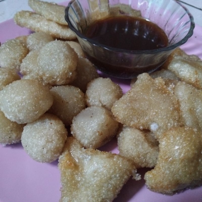 

promo 2 pack (50 picis) pempek ebi campur + cuko