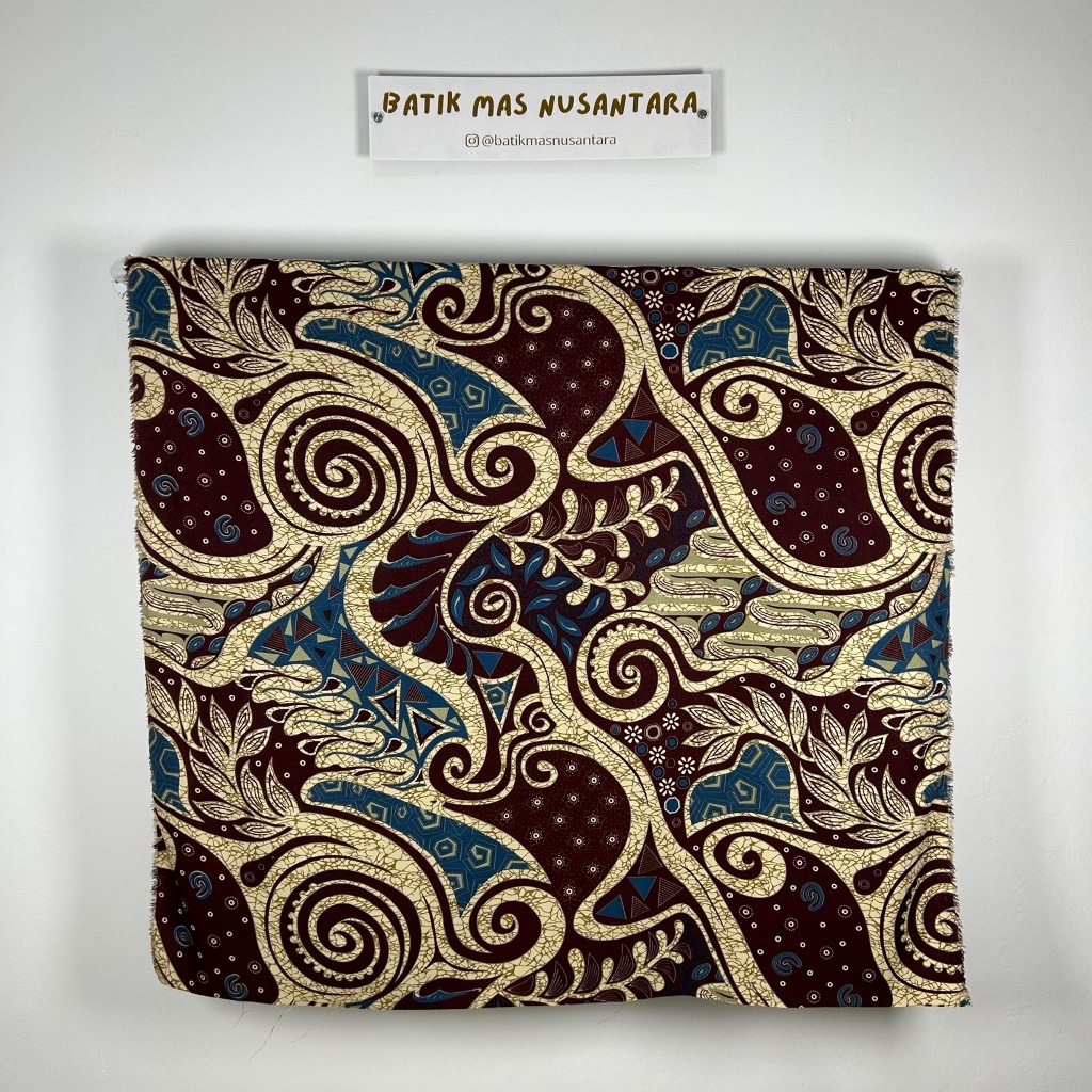 Kain Batik Dobi / Dobby Premium Mega Mendung Modern ( Per Meter )