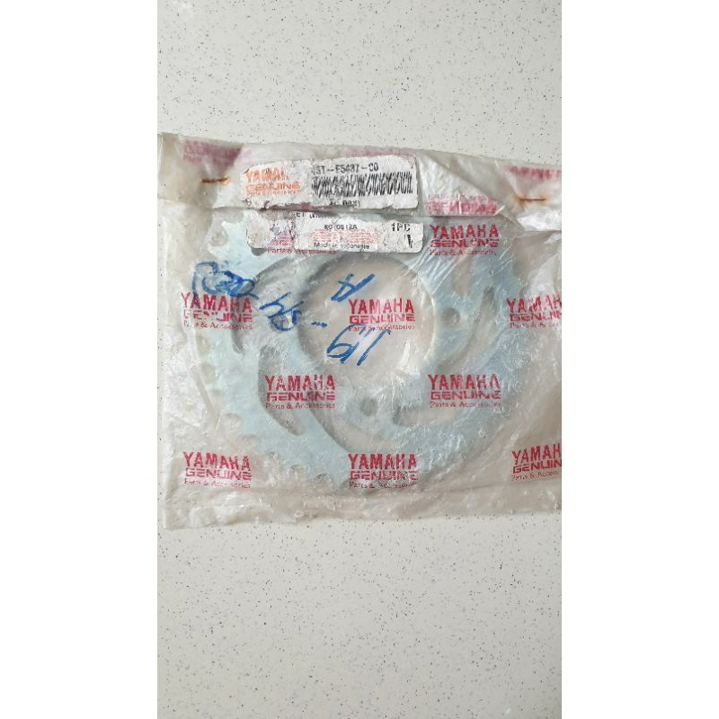 Sprocket wheel gear belakang RXK King NOS  4ST-F5437-00