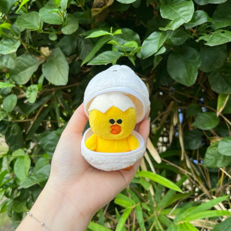 Gantungan Kunci Boneka Sally Telur LINE FRIENDS ORIGINAL