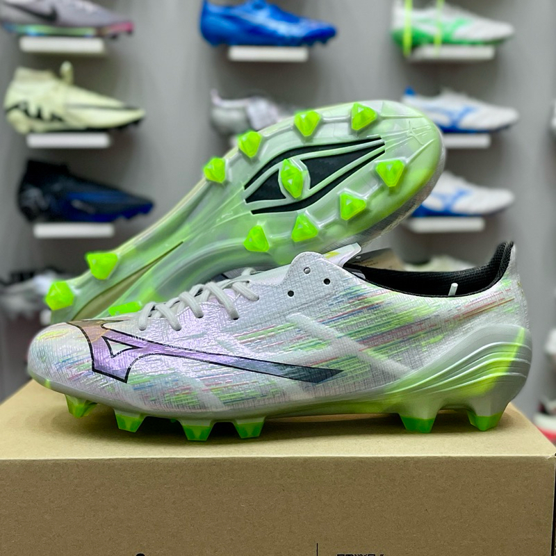Mizuno Alpha II Elite white green
