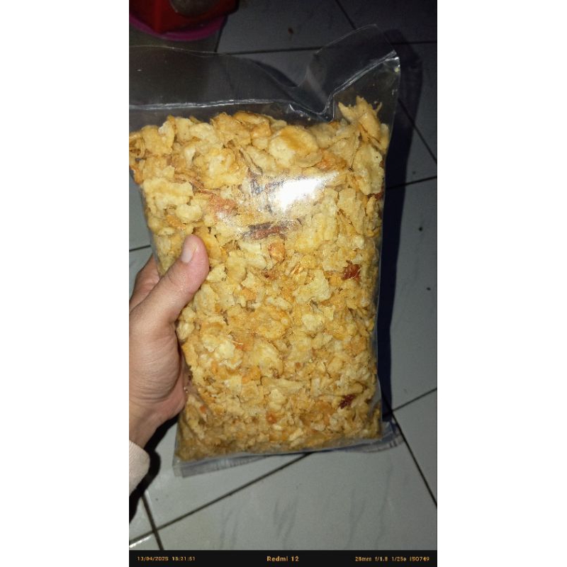 

Remukan emping mateng rasa original