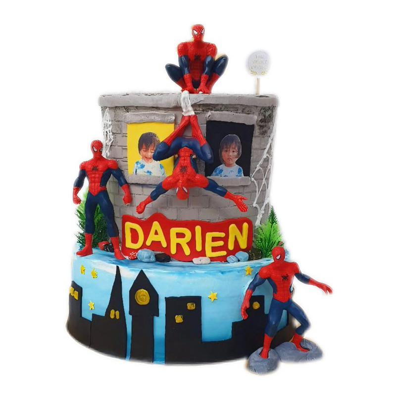 

Cake Spiderman 2 Tingkat