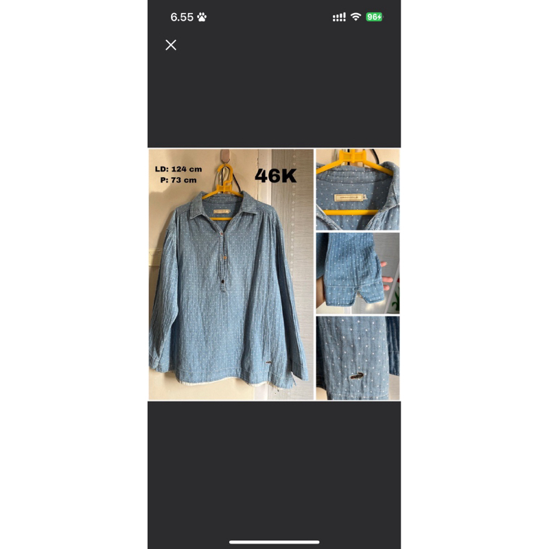 Preloved Lacoste Blouse