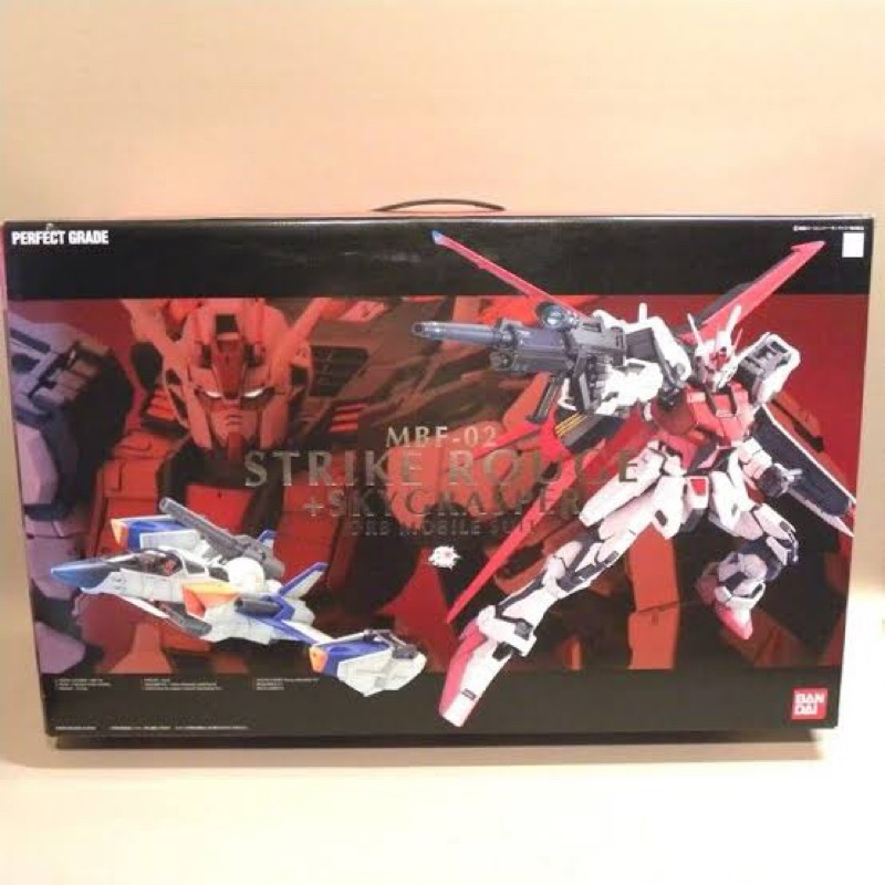 Perfect Grade PG Strike Rouge + Skygrasper Gundam 1/60 Model Kit Figure Bandai