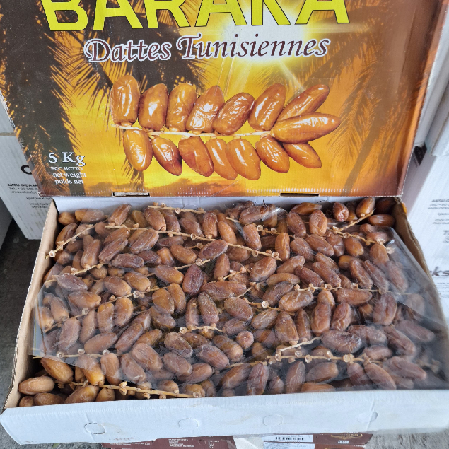 

KURMA PALM FRUTT TANGKAI 5KG/KURMA PALM FRUTT/KURMA TUNISIA/ELSHANUM
