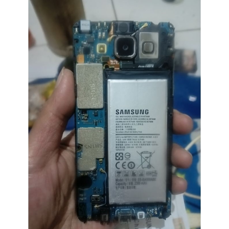 mesin Samsung a500f+baterai