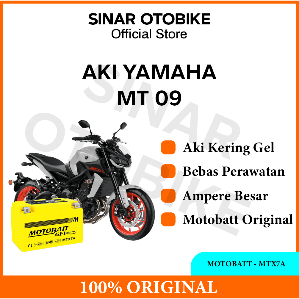 AKI YAMAHA MT 9 MOTOBATT - MTX7A