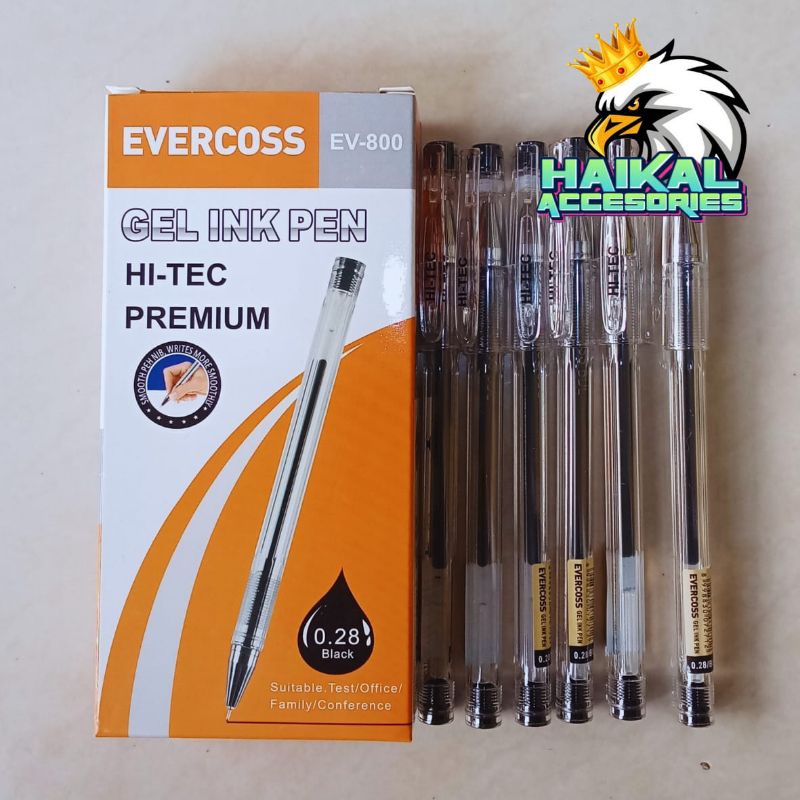 

Pulpen Pena Bolpen hi-tech Evercross Pen Gel Premium