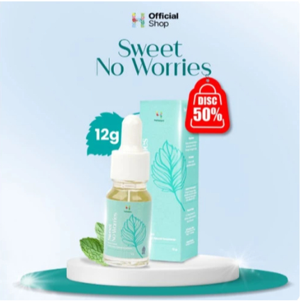

Stevia Liquid Sweet No Worries Gula Zero Calorie Pemanis Cair Sweetener Herbal Alami Herbalant 12 gr