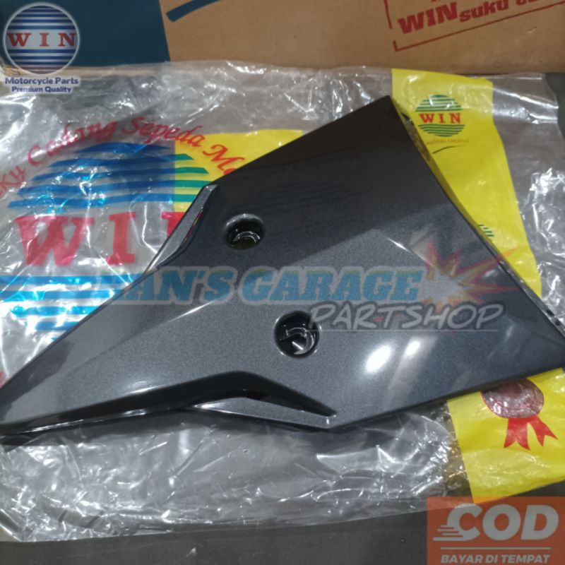 WIN PANEL HONDA VARIO TECHNO KARBURATOR TAMENG DASI VARIO TECHNO 110 KARBU WARNA GREY ABU ABU VIOLET