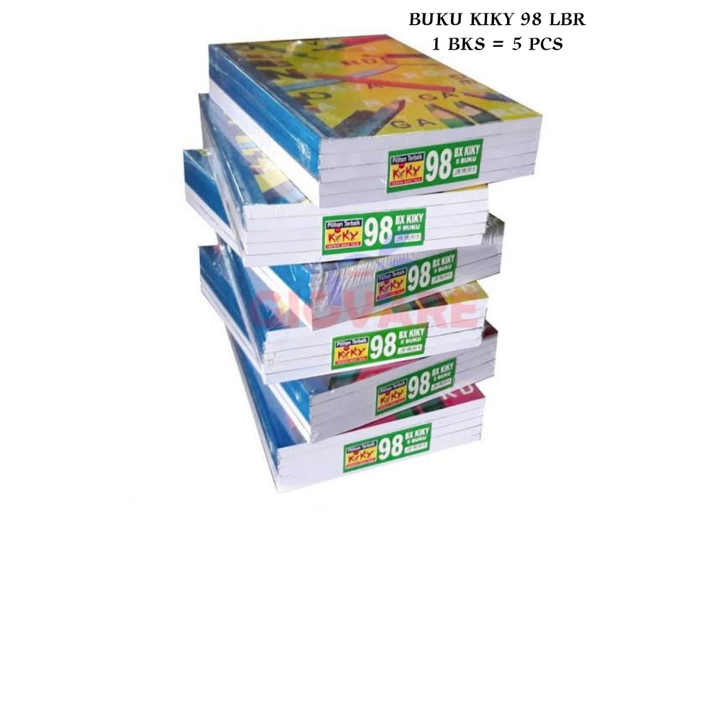 

[1BKS] Kiky - Buku Tulis Ukuran Kwarto Isi 98 Lembar/Pcs / Kualitas Baik