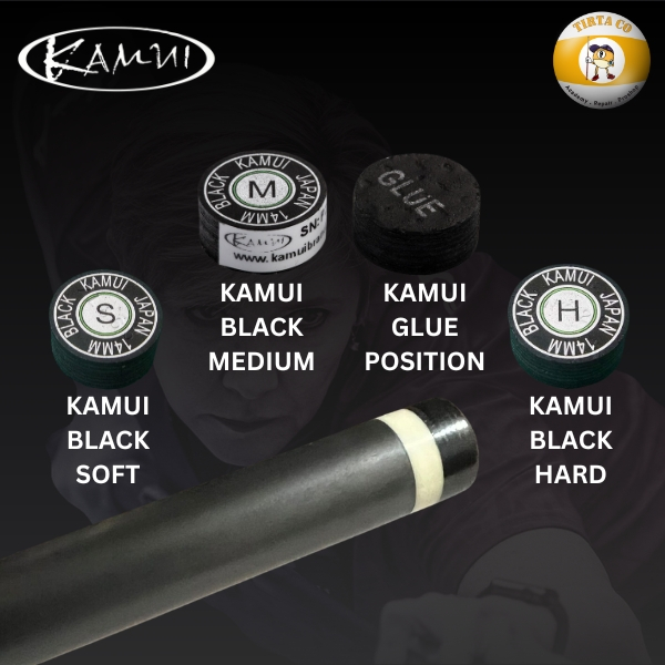 CUE TIP BILIARD KAMUI BLACK