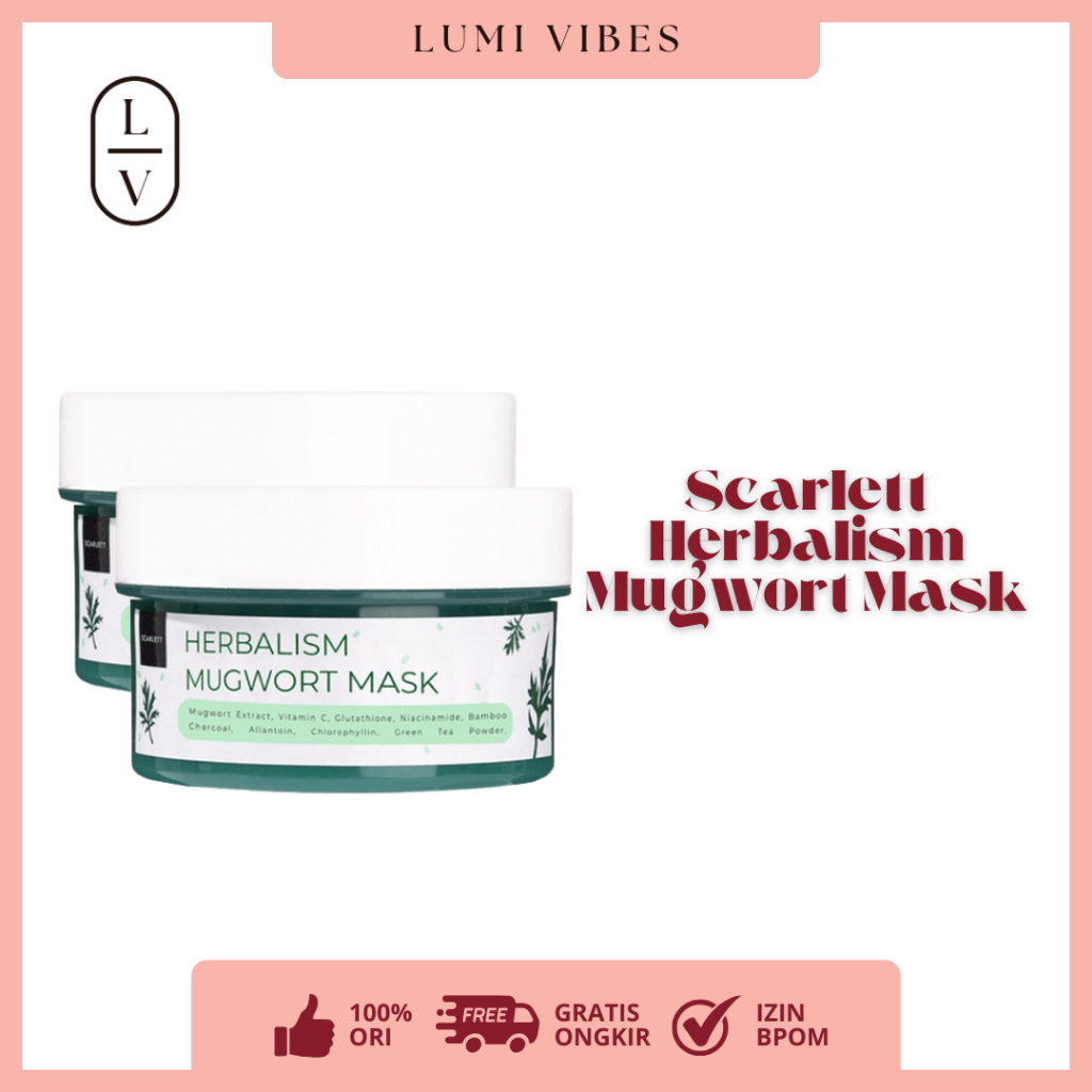 Scarlett Herbalism Mugwort Masker