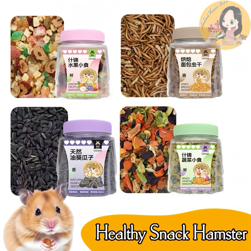 Snack Cemilan Hamster Sehat Ekonomis | Treats Hamster Import