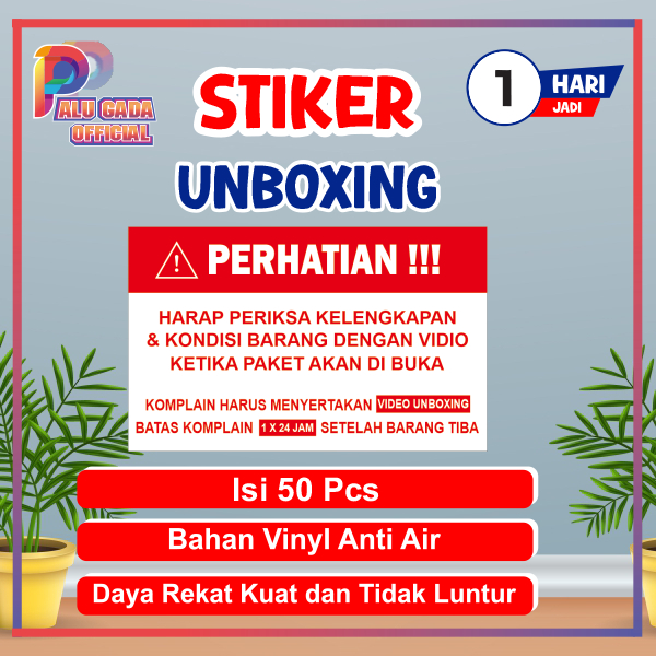 

Stiker Unboxing Sticker unboking paket