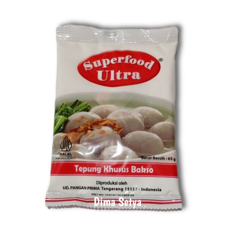 

SUPERFOOD Ultra tepung pengenyal bakso 65 gram