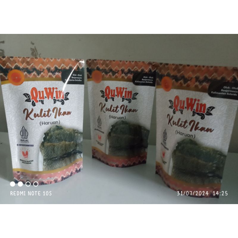

QuWin Kerupuk Kulit ikan Gabus
