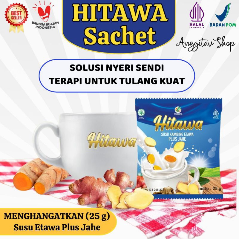 

SUSU HITAWA SACHET Susu Etawa Plus Jahe