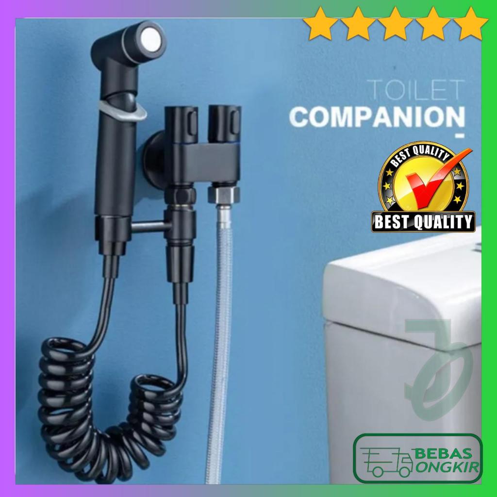 Jet Shower Spray Bidet Washer Toilet Lengkap Stainless Steel AOLEBEI AB4