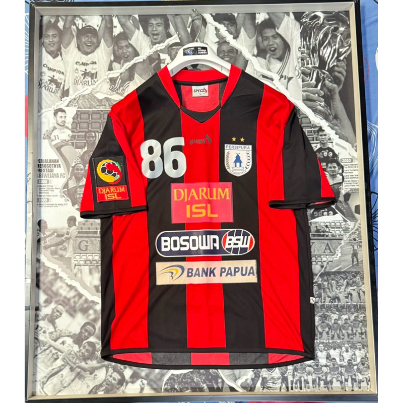 Jersey Persipura Jayapura Home 2009/10 Original Specs #86