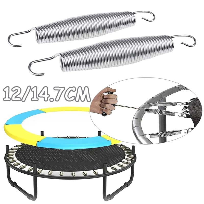 2pcs Trampolin Snap Hook Trampolin Jumbo Hook Stainless Tranpolin Kuat Dan Tahan Lama Mata Air Tempa