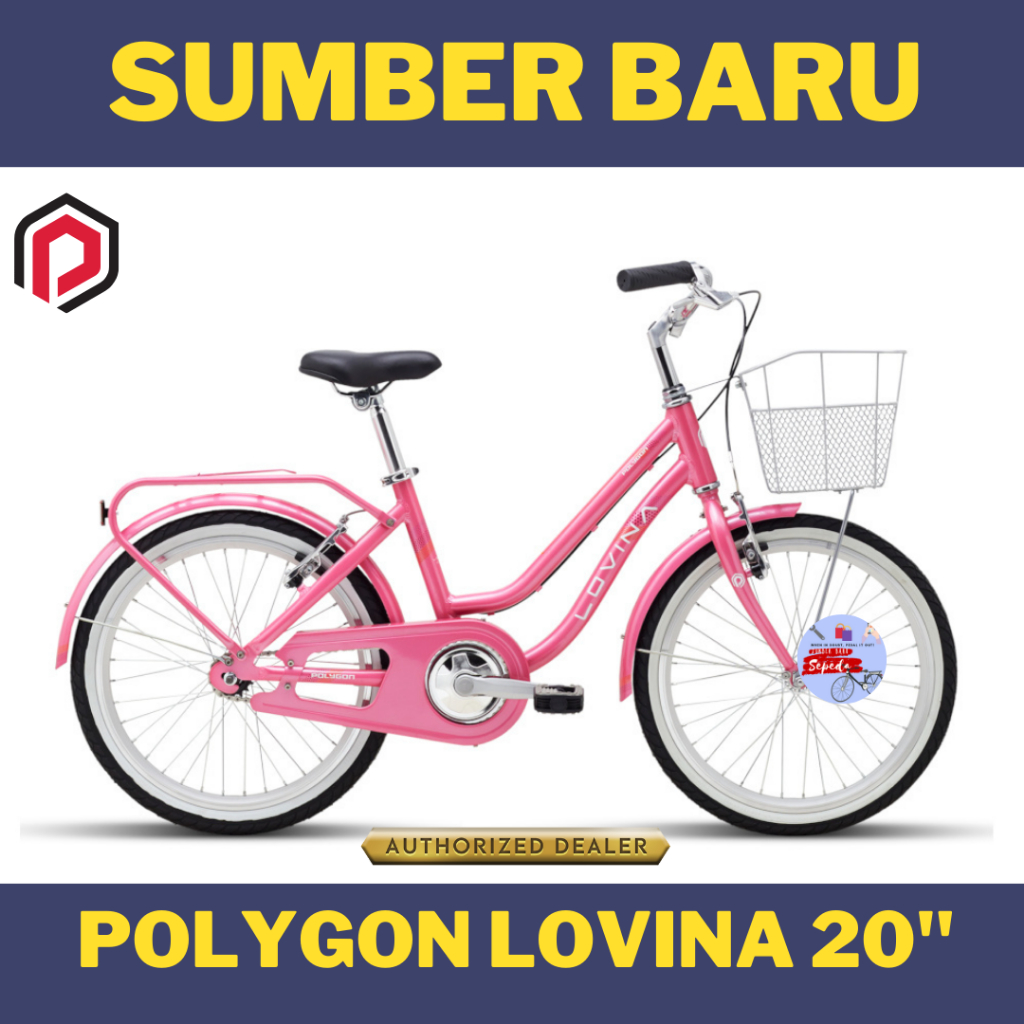 Sepeda Mini Keranjang Polygon Lovina 20"