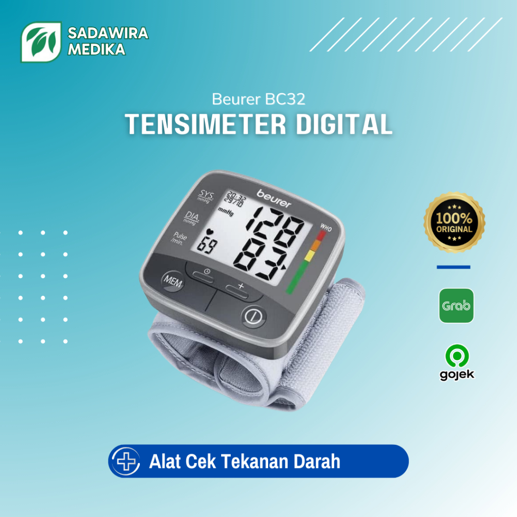 Tensimeter Digital Pergelangan Tangan Beurer BC32 / Tensi Beurer