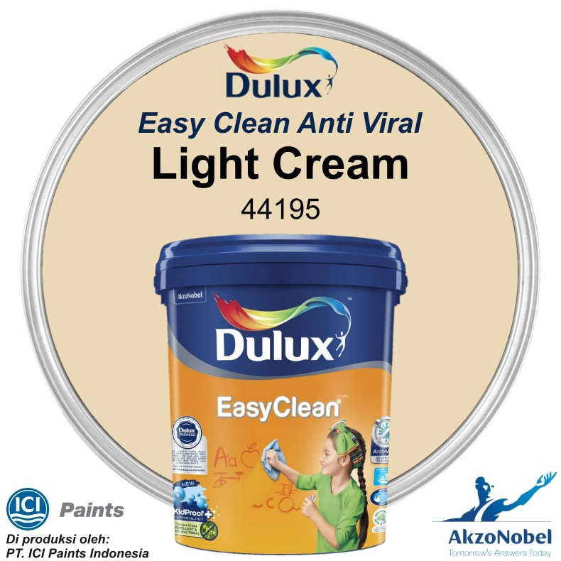 CAT DULUX EASY CLEAN 2.5 LT - LIGHT CREAM 44195