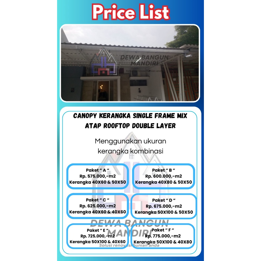 CANOPY MURAH JAWA TIMUR / PEMASANGAN CANOPY / CANOPY UNTUK RUMAH IMPIAN / JASA PASANG CANOPY