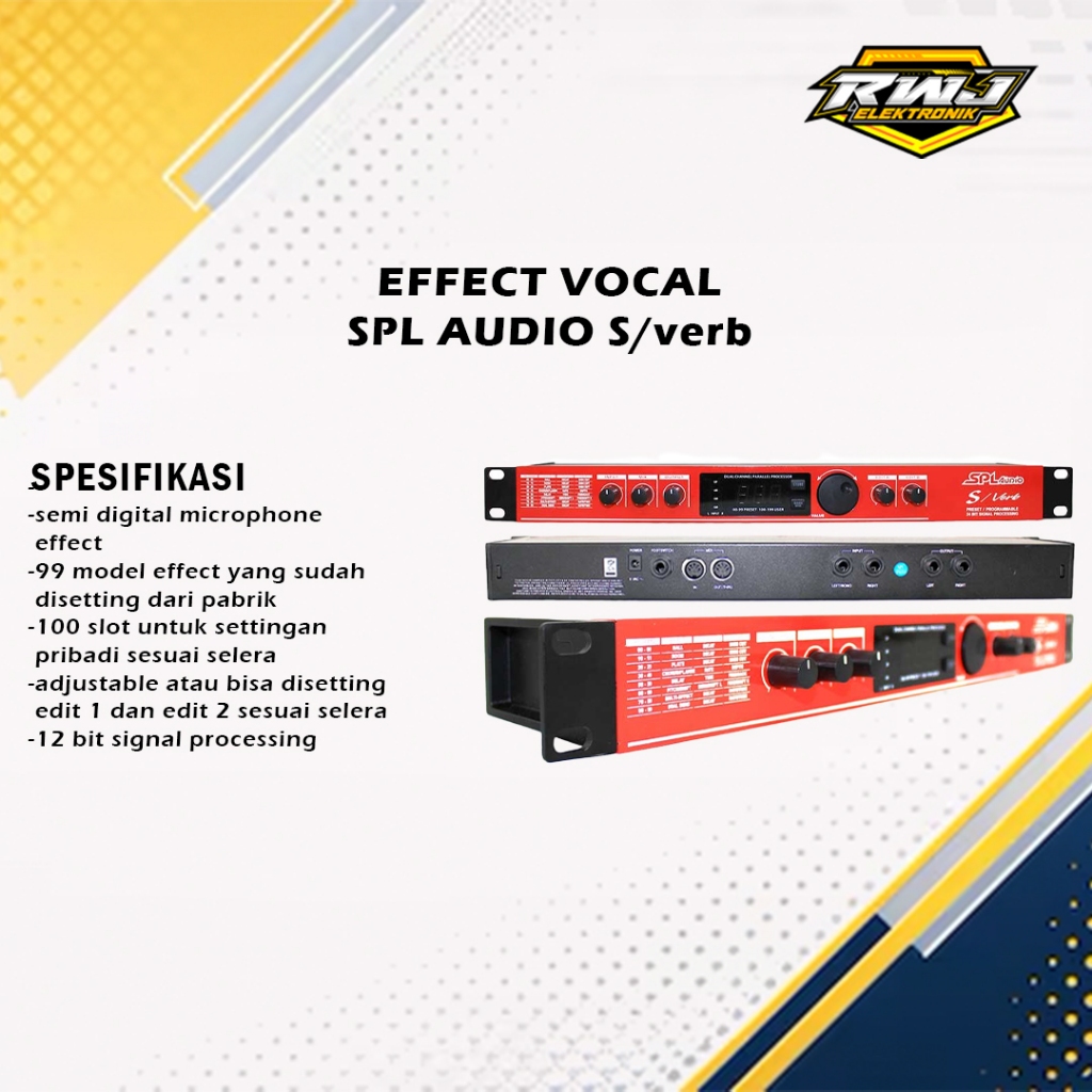 EFFECT VOCAL SPL AUDIO S/verb