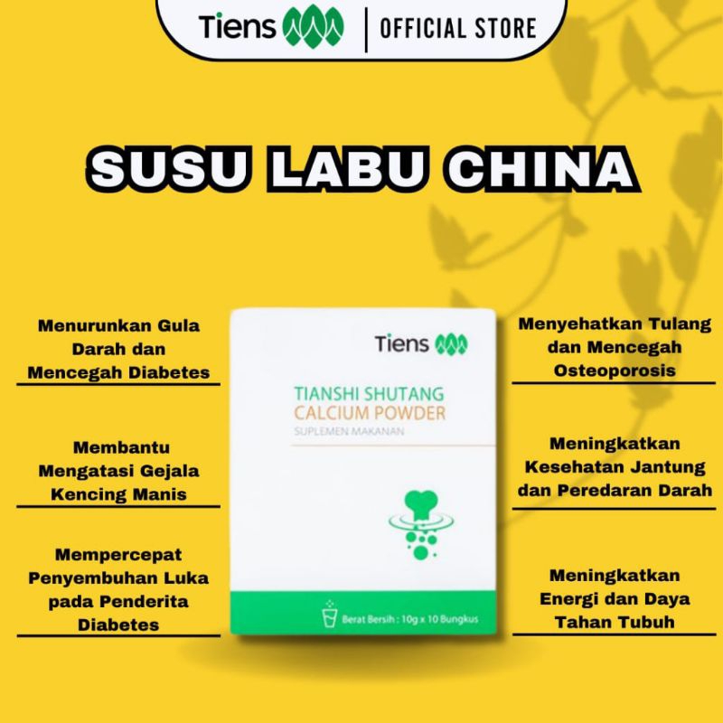

⭐⭐⭐⭐⭐ [ Susu Labu China ] Shutang Calsium Powder Soulsi Untuk Diabetes, Kencing Manis & Gula Darah Herbal