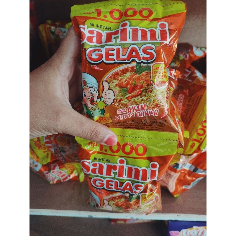 

Sarimi pedas Dower Renteng isi 10 pcs
