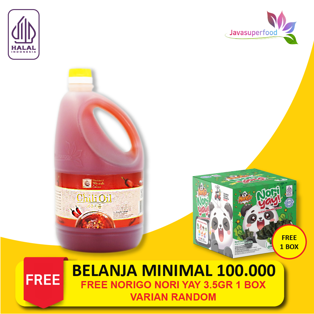 

Minyak Cabai / Chili Oil 1.8 Liter