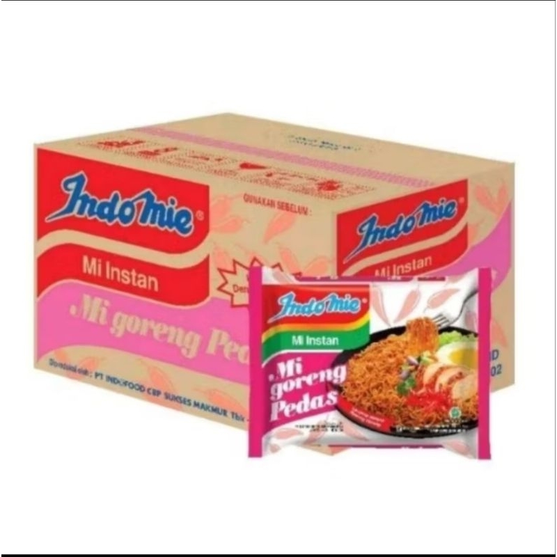 

Indomie pedas goreng karton
