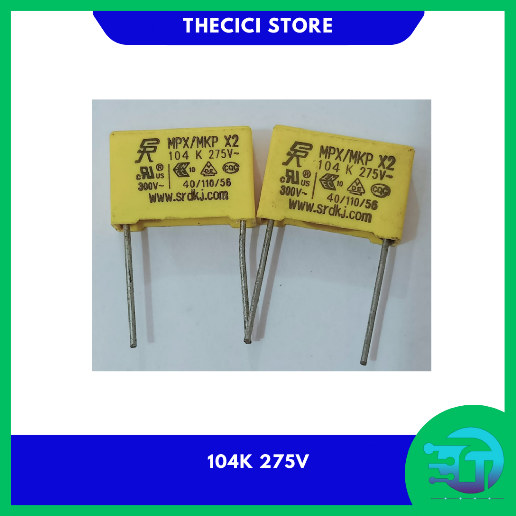 Capasitor Kapasitor MKM MKP MKT 104K 275V 104K275V 104 275V