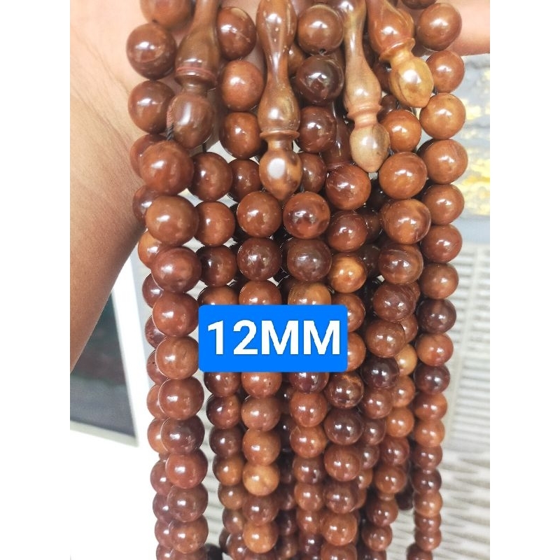 tasbih 33 butir 12mm asli 100% original/tasbih kokka kaoka kokkah tasbih jumbo koka
