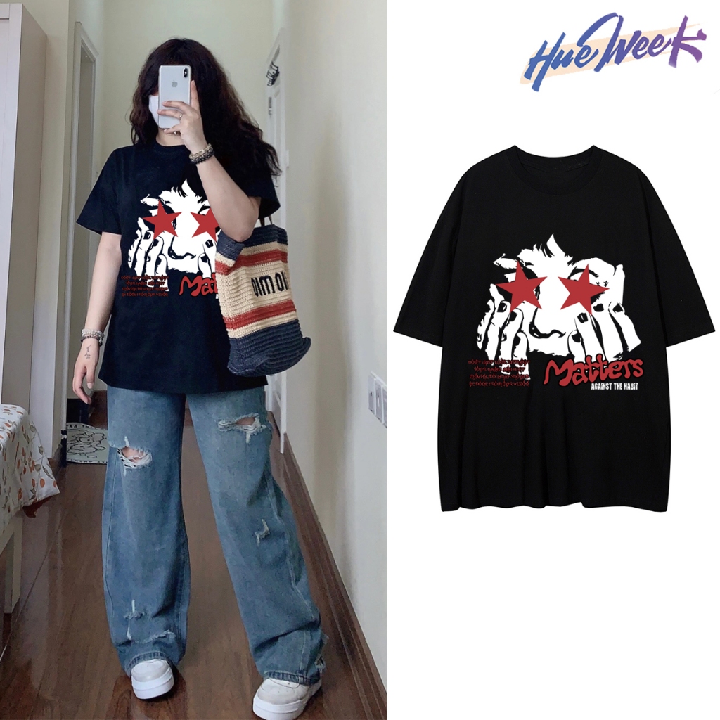 HW. T-shirt Oversized T-shirt Kaos Boxy Pria Heavyweight baju kaos korea | Kaos baju Wanita pria/327