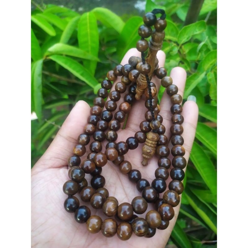 Tasbih Kayu Gaharu 99 Butir Grade A Tasbih Gaharu Asli Kalimantan