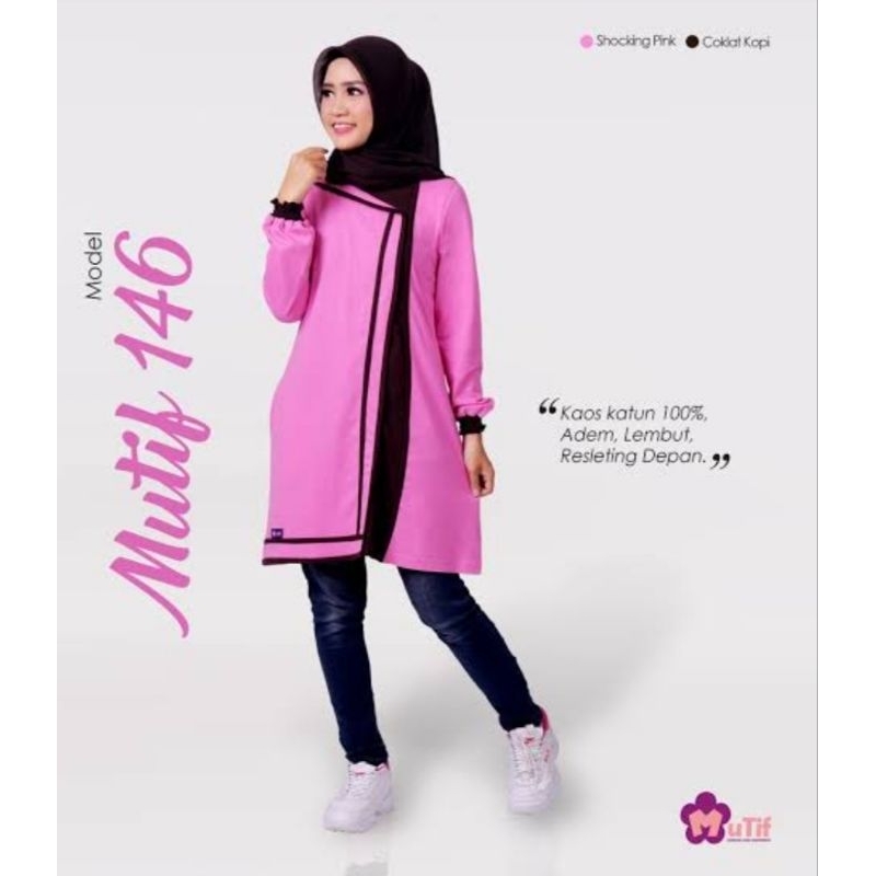 MUTIF 146 VANTA PINK/Atasan Mutif Terupdate/Atasan Mutif Diskon Spesial