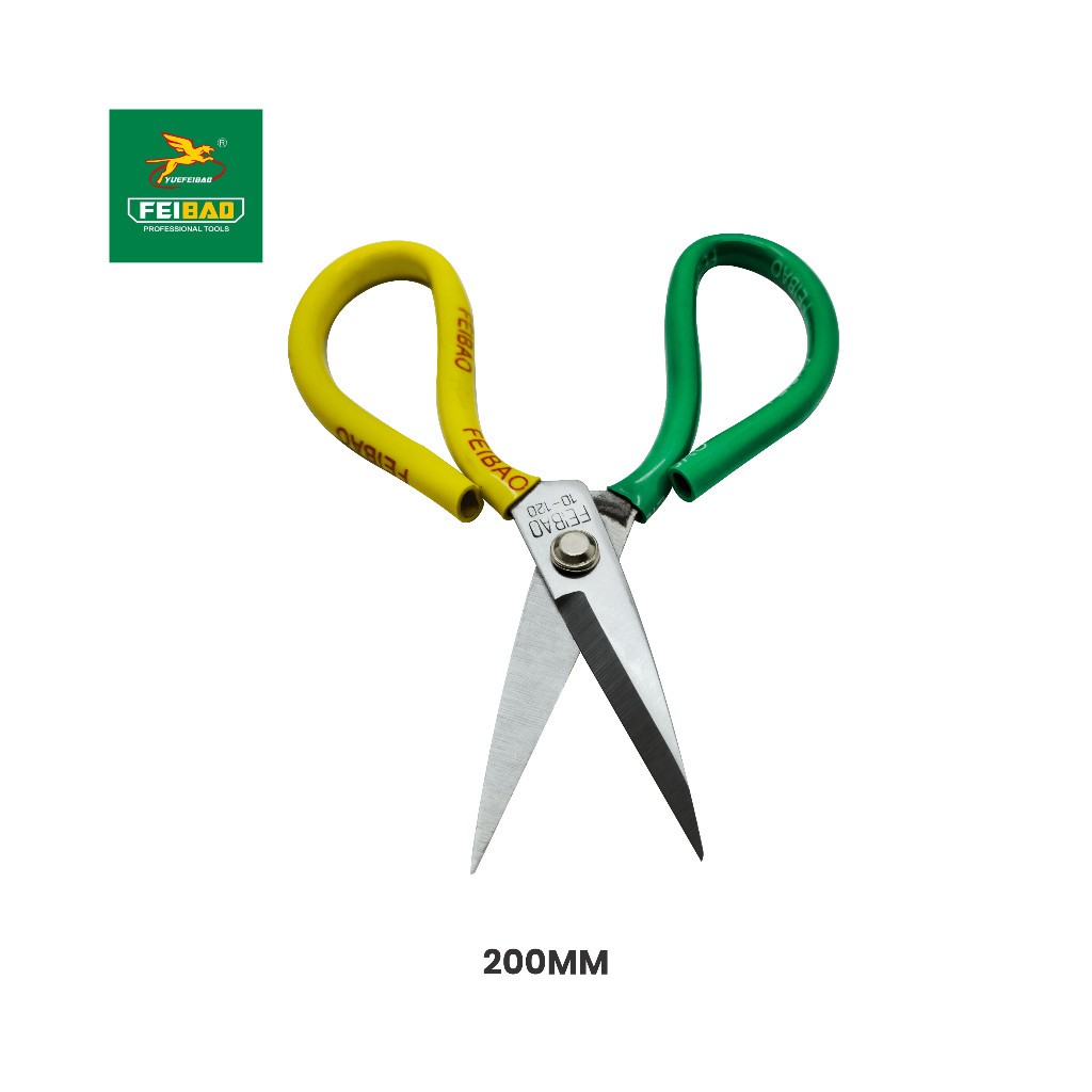 

Feibao Gunting Kodok / Gunting Tukang Serbaguna 200mm / Multifunction Scissor Ukuran Besar / F10-120